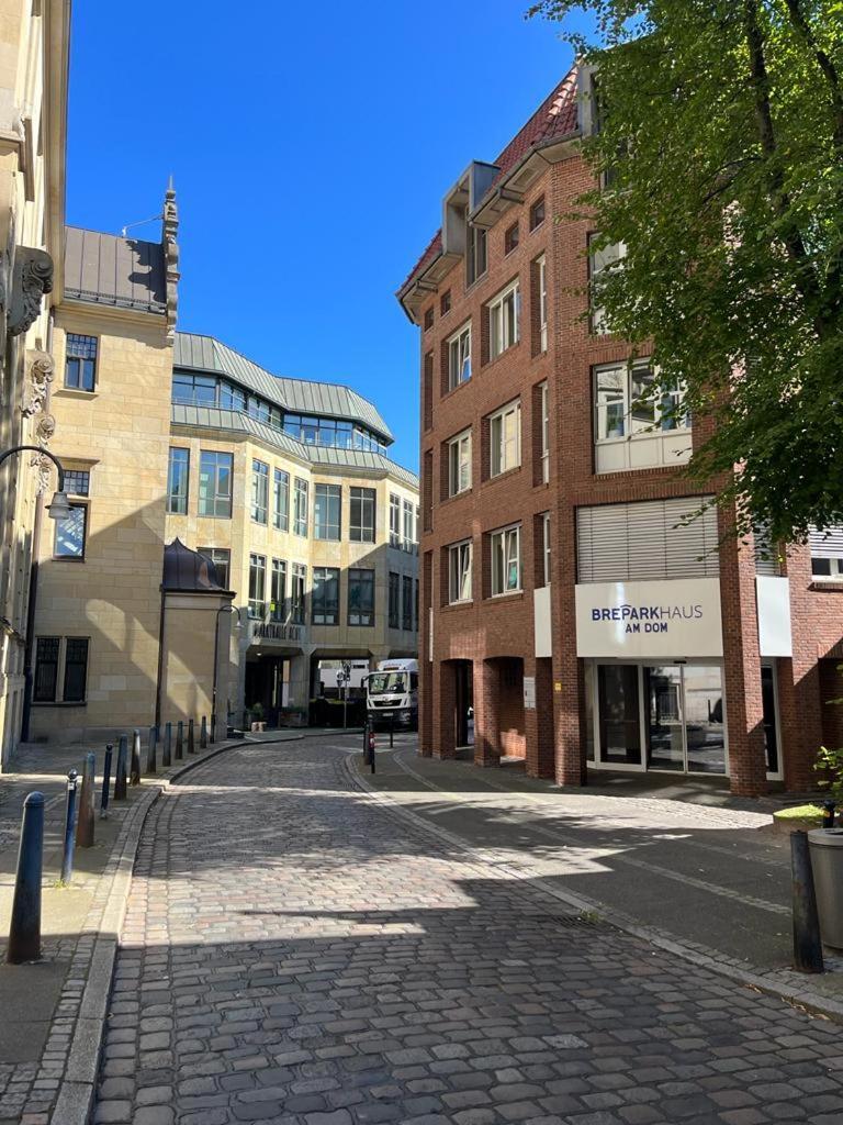 Modernes Studio Am Bremer Dom Mit Balkon Exteriör bild